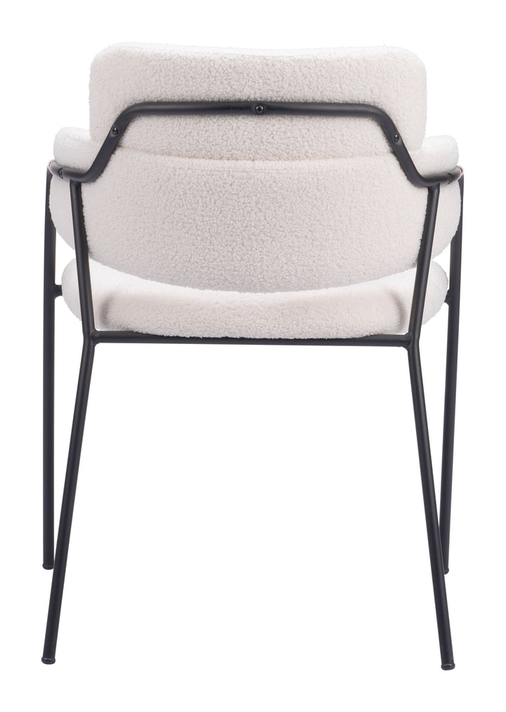 Zuo Marcel Dining Chair (Set of 2) Cream