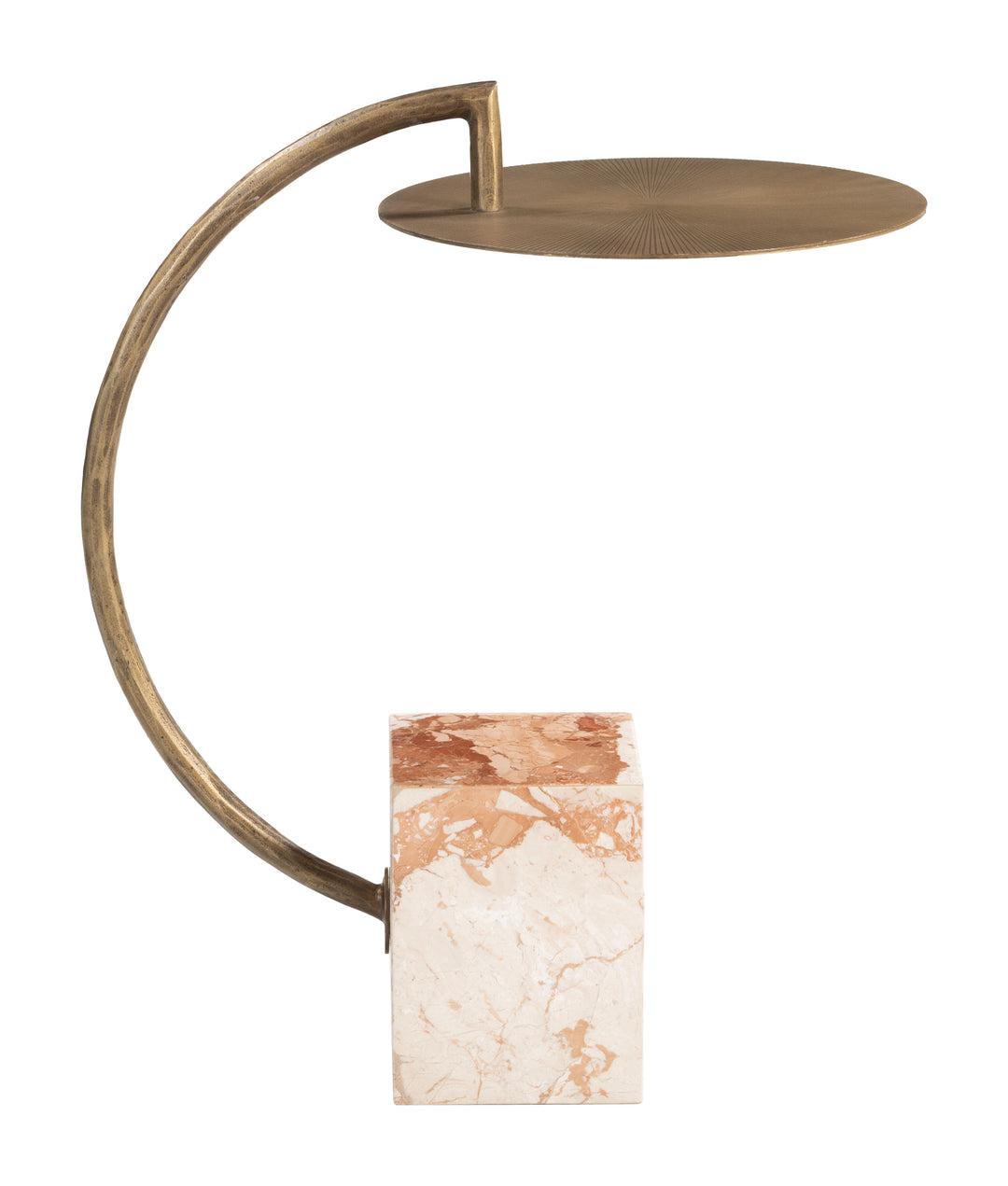 Zuo Voler Side Table Brass