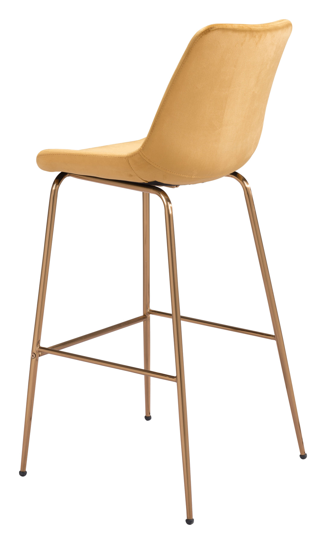 Zuo Tony Barstool Yellow & Gold