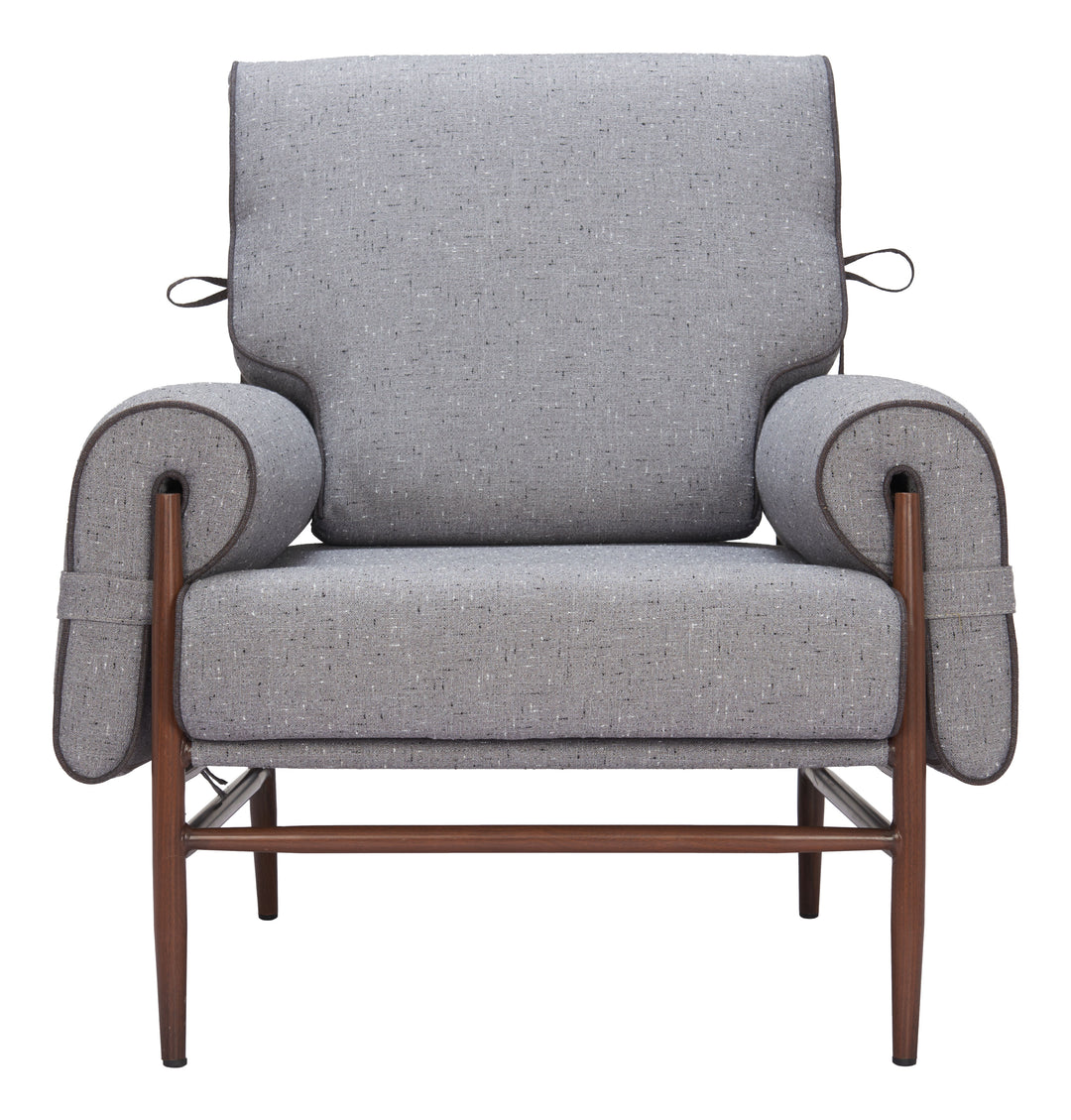 Zuo Klem Accent Chair Gray