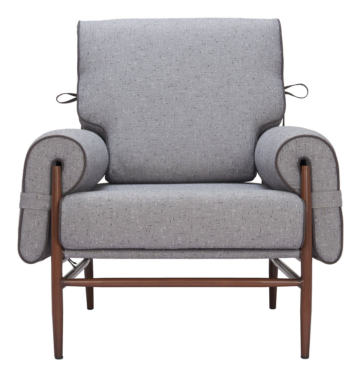 Zuo Klem Accent Chair Gray