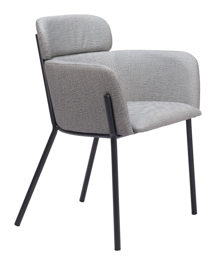 Zuo Bremor Dining Chair (Set of 2) Slate Gray