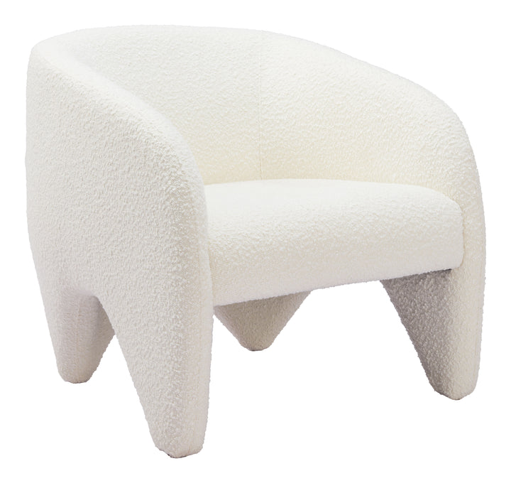 Zuo Lopta Accent Chair White