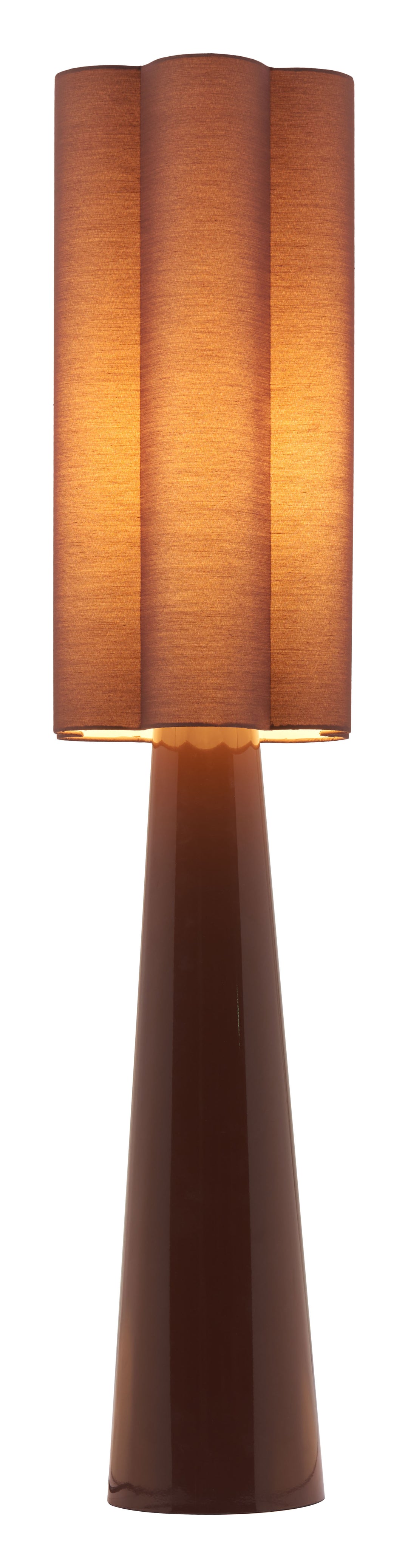 Zuo Violet Floor Lamp Brown
