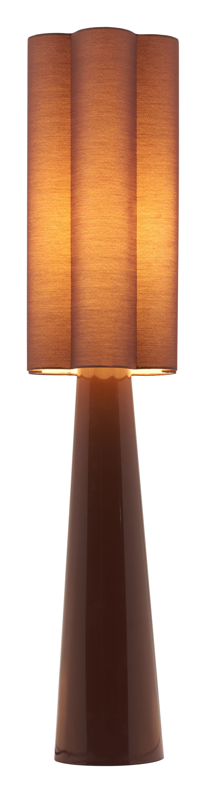 Zuo Violet Floor Lamp Brown
