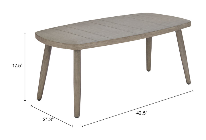 Zuo Foret Coffee Table Brown
