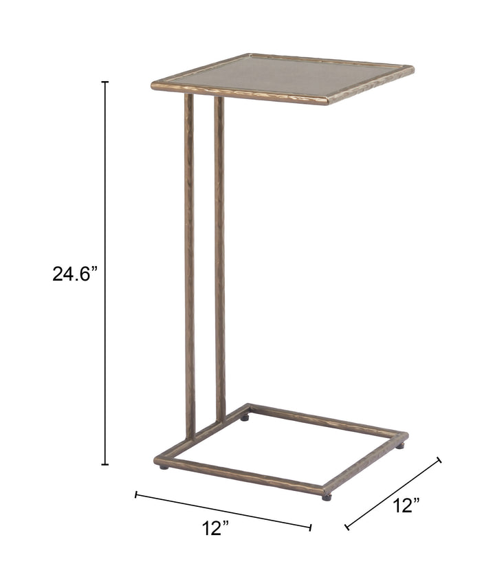 Zuo Ringen Side Table Bronze