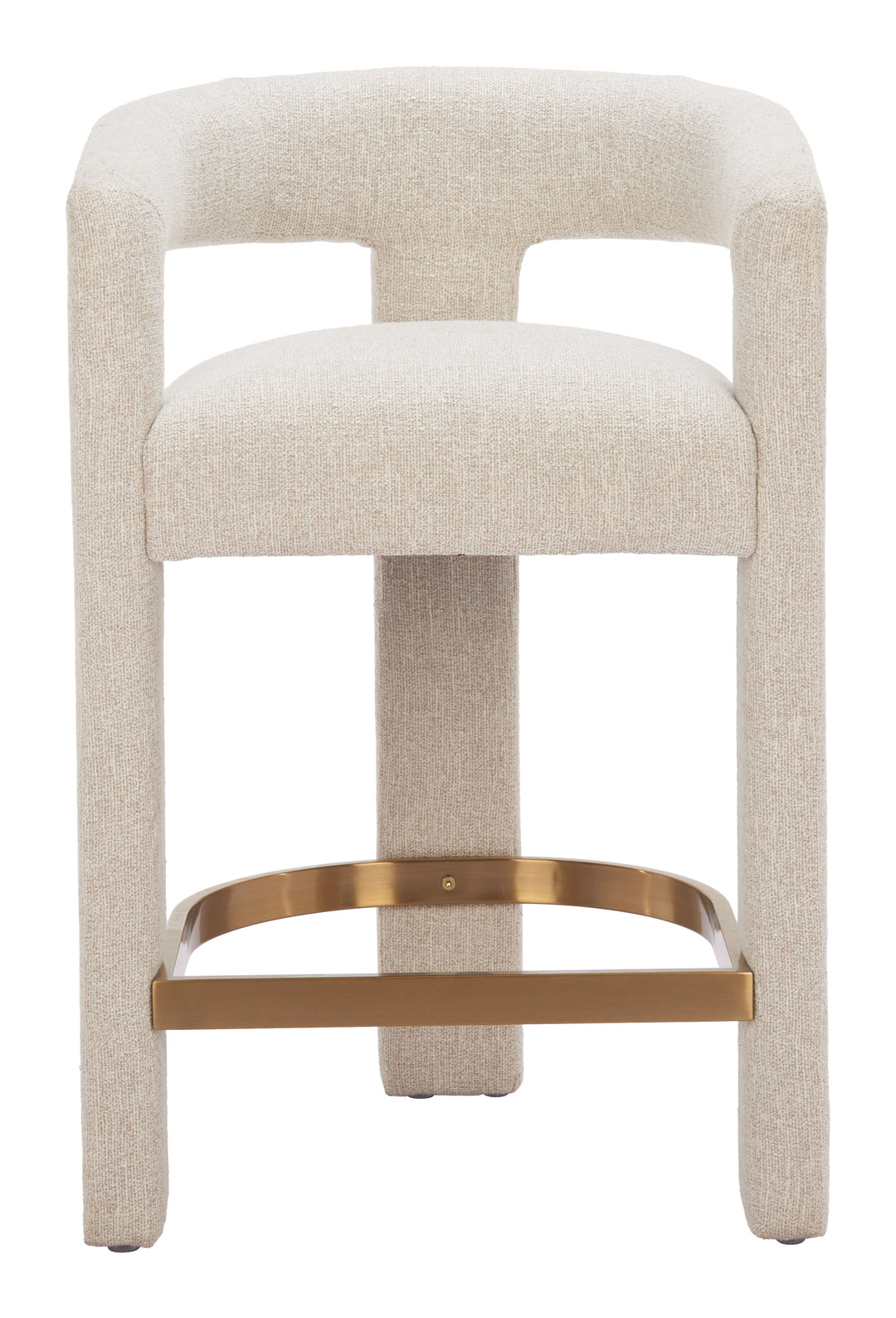 Zuo Saiko Counter Stool Beige
