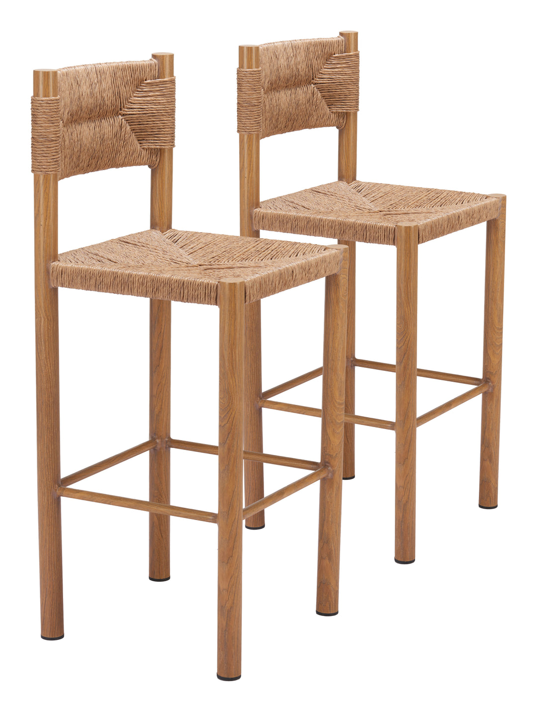 Zuo Iska Barstool (Set of 2) Natural