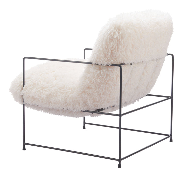Zuo Pelut Accent Chair White