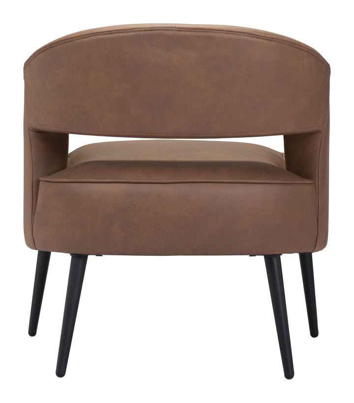 Zuo Berkeley Accent Chair Vintage Brown
