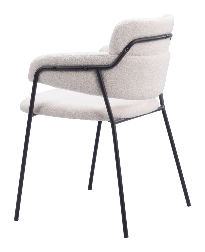 Zuo Marcel Dining Chair (Set of 2) Cream
