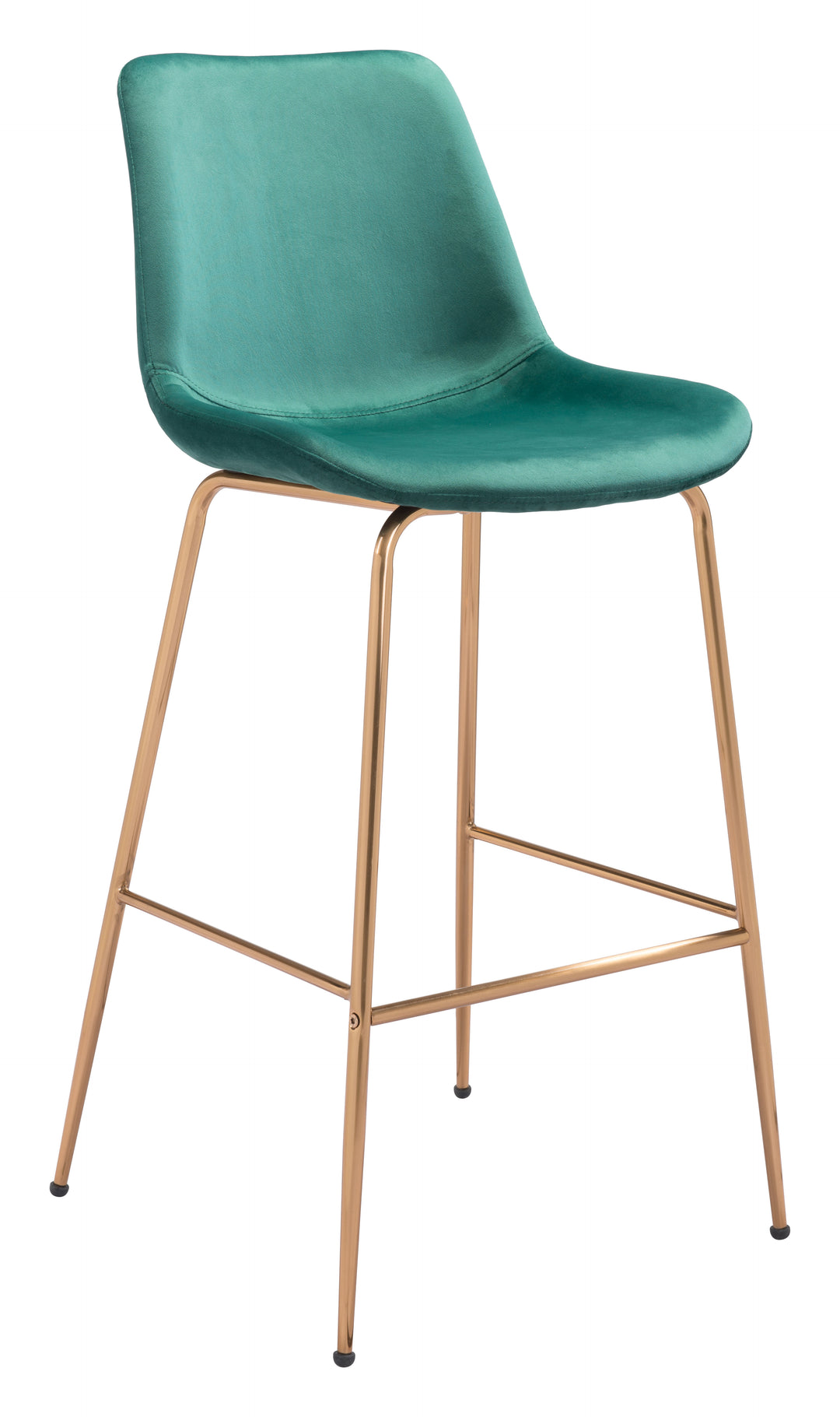 Zuo Tony Barstool Green & Gold