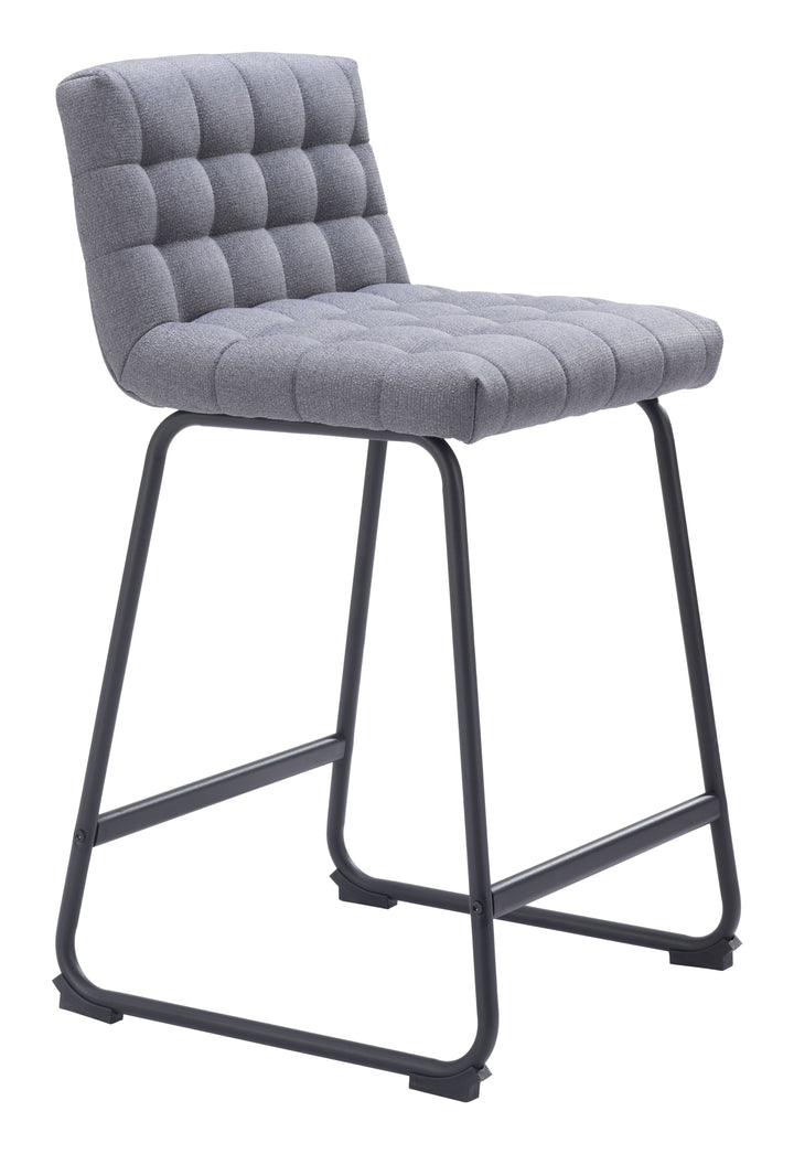 Zuo Pago Counter Stool (Set of 2) Gray