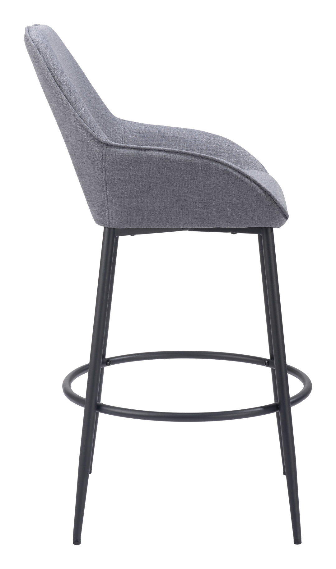 Zuo Vila Barstool (Set of 2) Gray