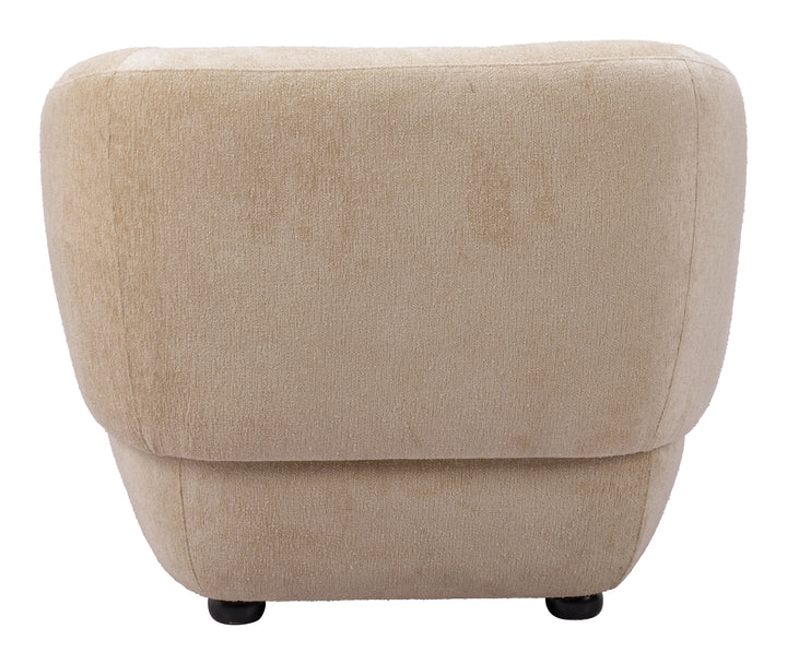 Zuo Bekker Accent Chair Golden Beige