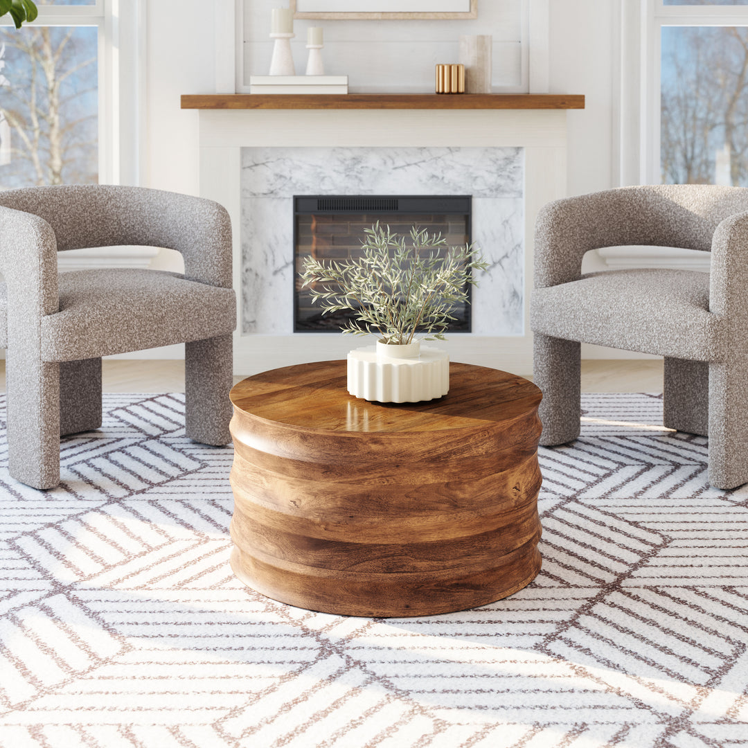 Zuo Antium Coffee Table Walnut