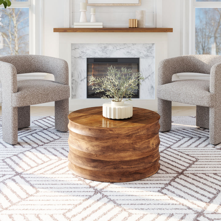 Zuo Antium Coffee Table Walnut