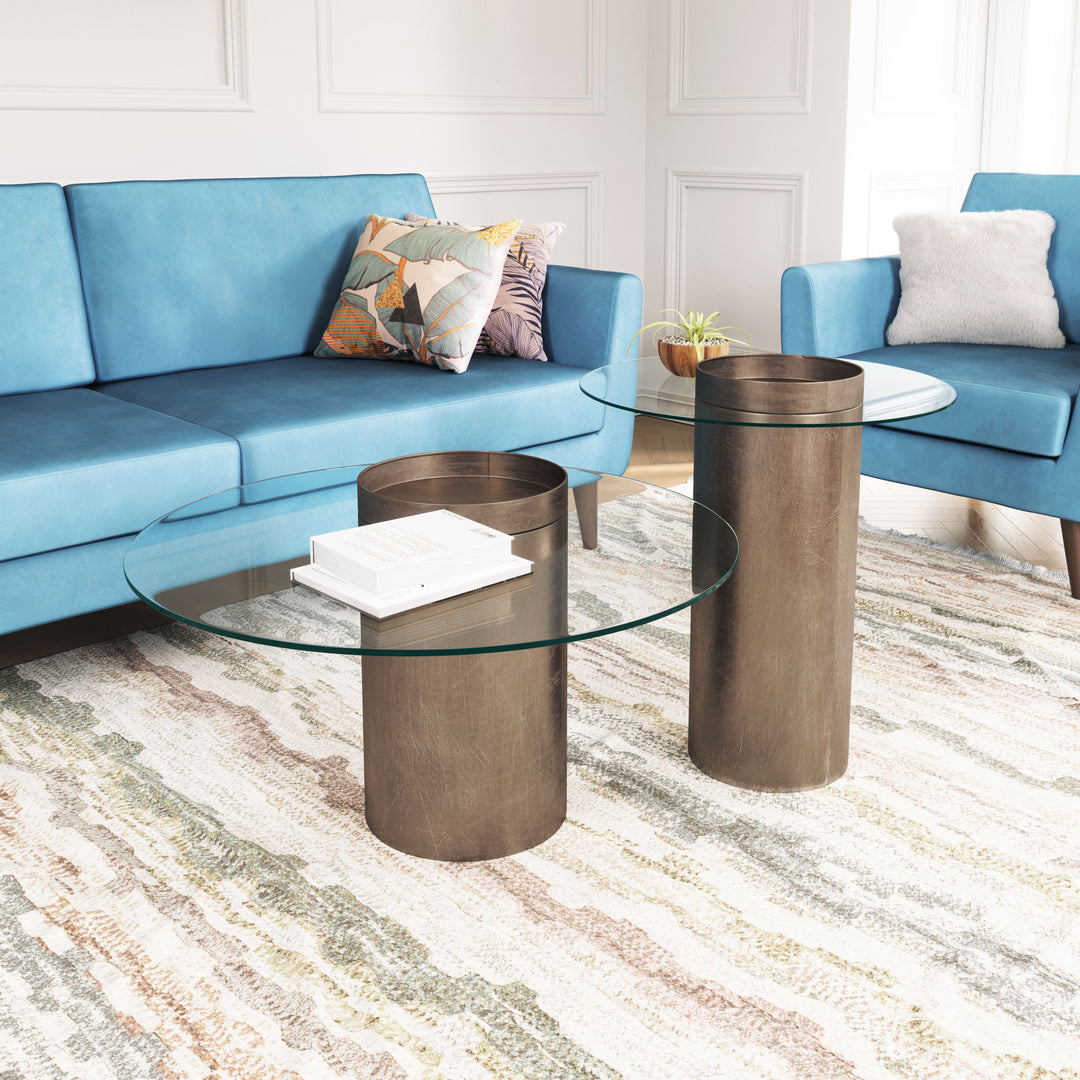 Zuo Emi Coffee Table Antique Bronze