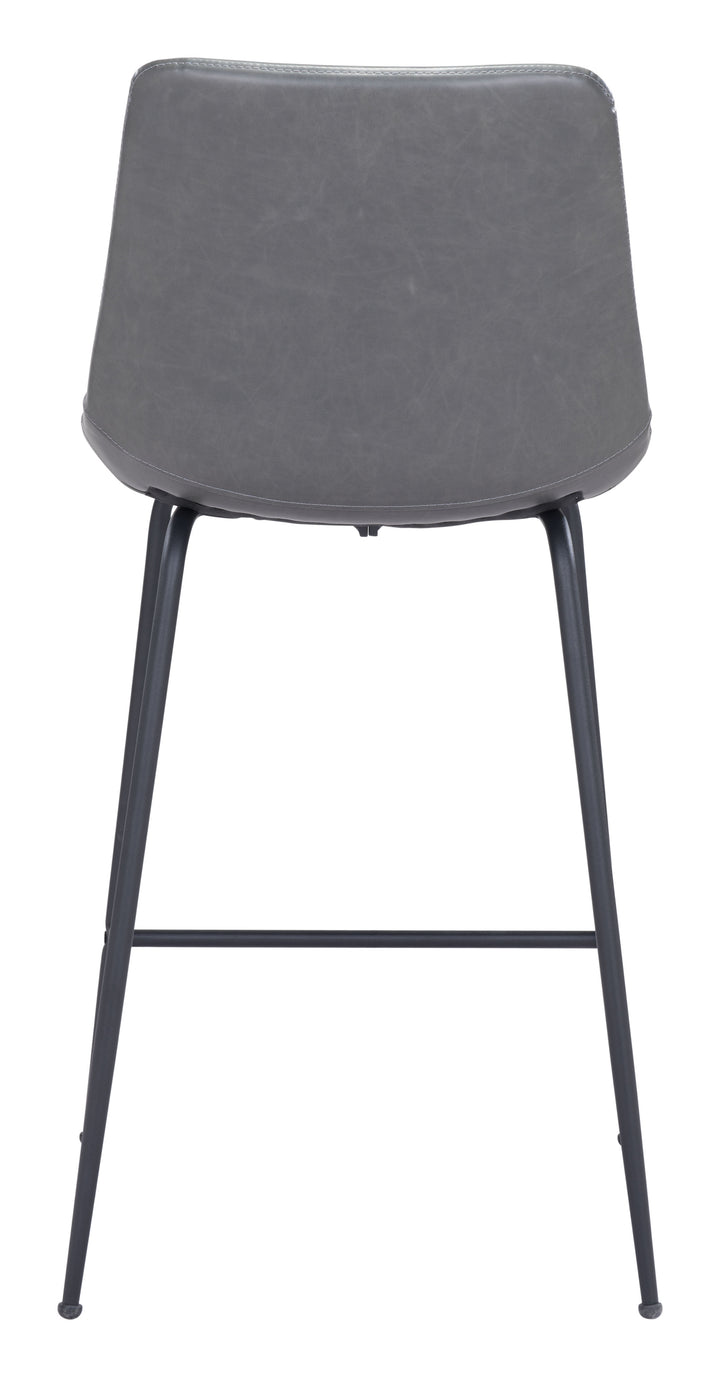 Zuo Byron Counter Stool Gray