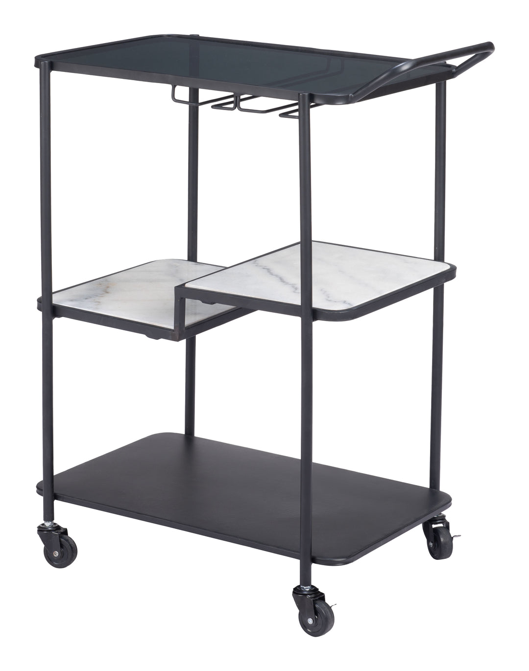 Zuo Constanza Bar Cart Black