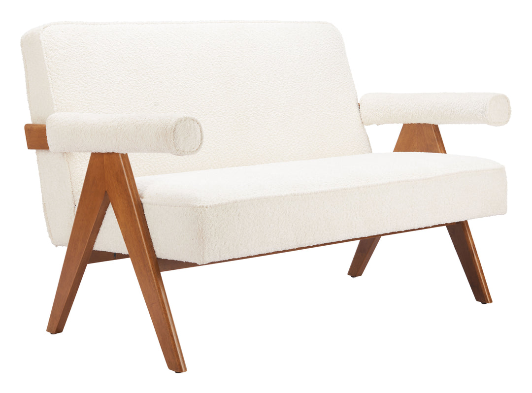 Zuo Encanto Loveseat Ivory