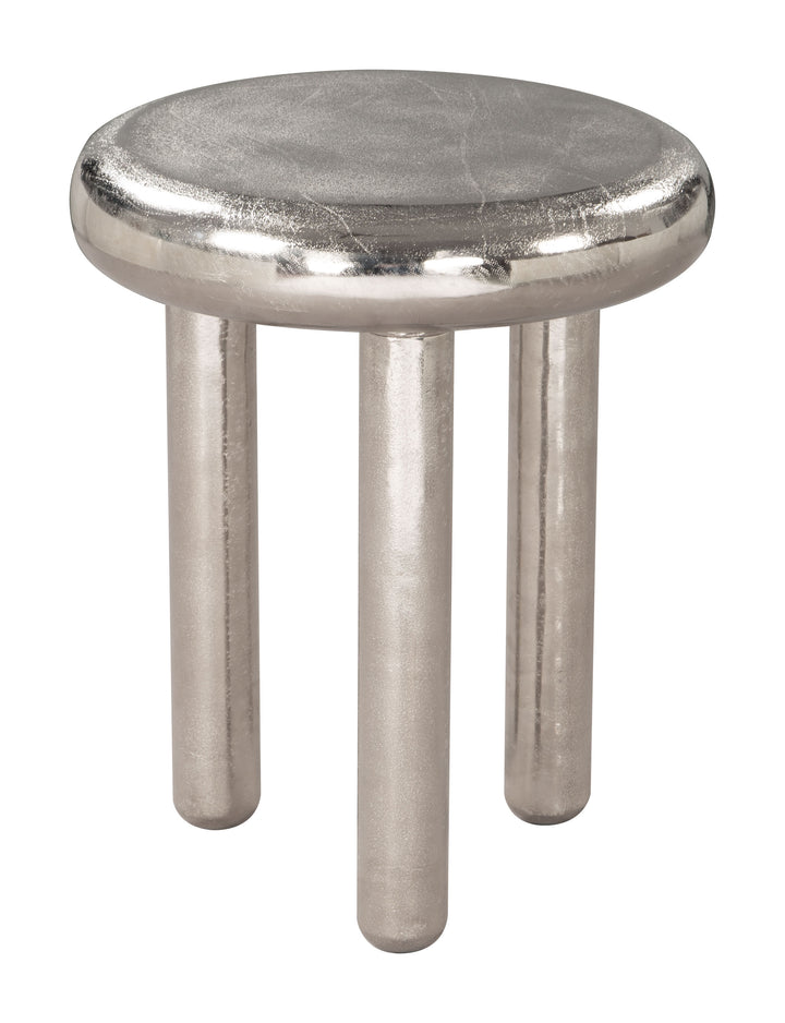 Zuo Arian Side Table Silver