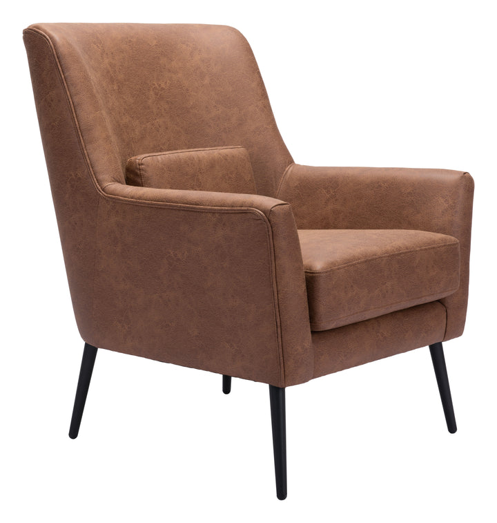Zuo Ontario Accent Chair Vintage Brown