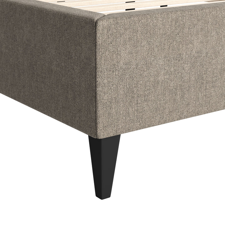 Zuo Dusa Queen Bed Olive Brown