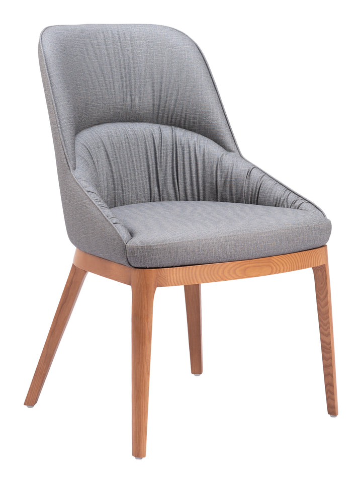 Zuo Ayr Dining Chair (Set of 2) Slate Gray