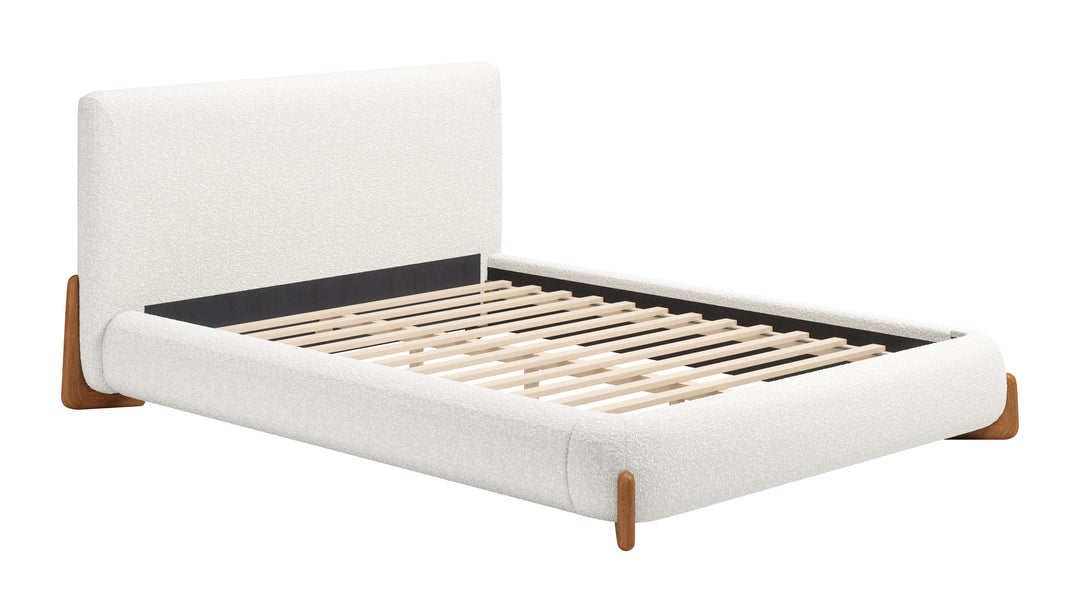 Zuo Baris Queen Bed Ivory