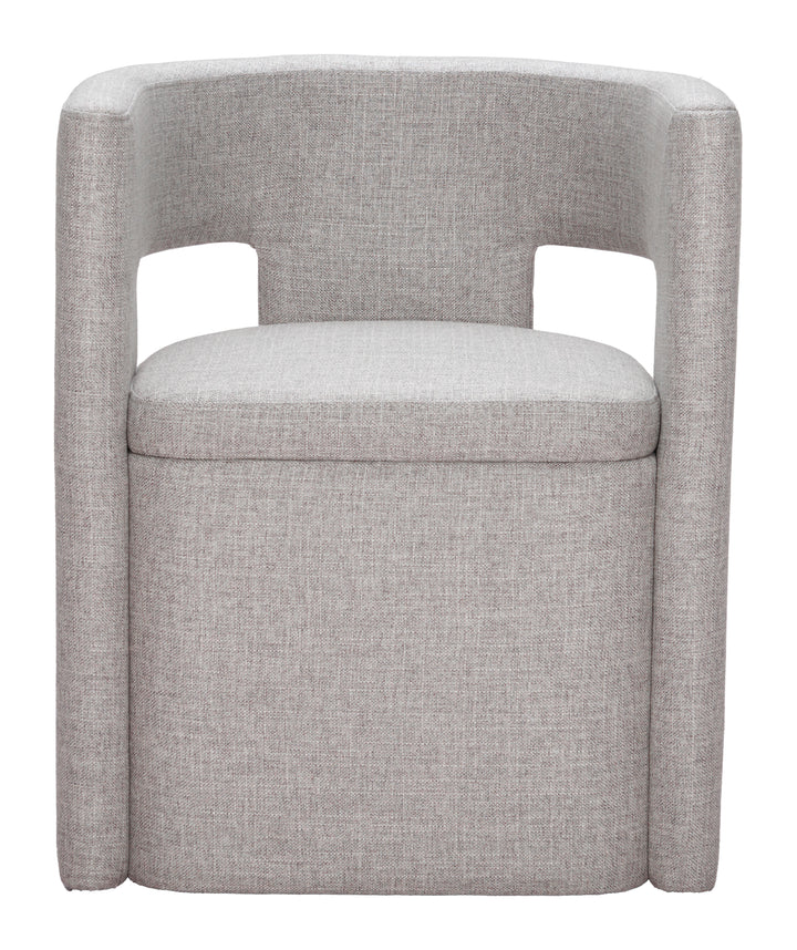 Zuo Papua Dining Chair Gray