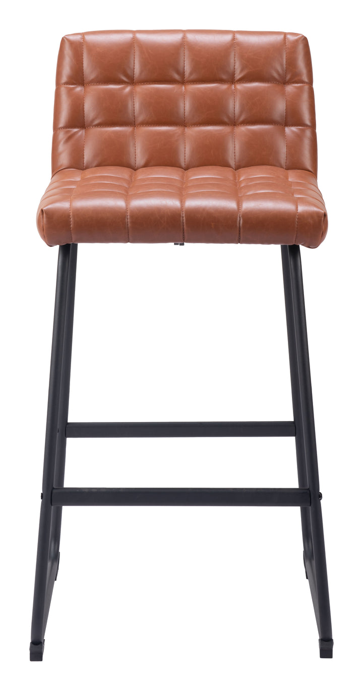 Zuo Pago Barstool (Set of 2) Brown