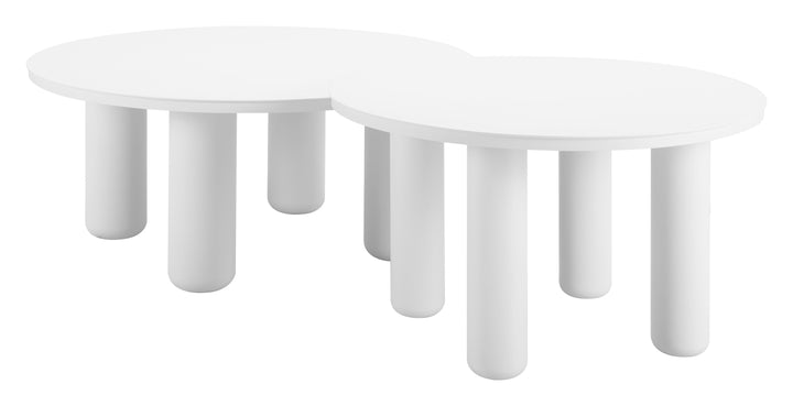 Zuo Ola Coffee Table Set (2-Piece) White