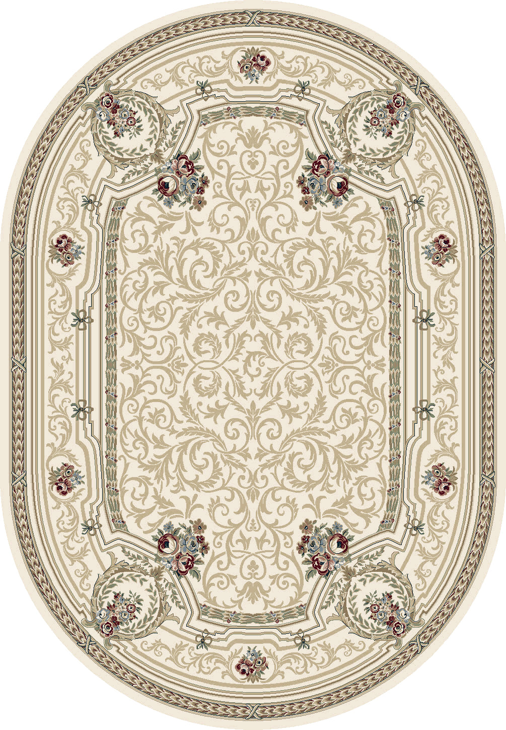 57091-6464 Dynamic Rugs Ancient Garden