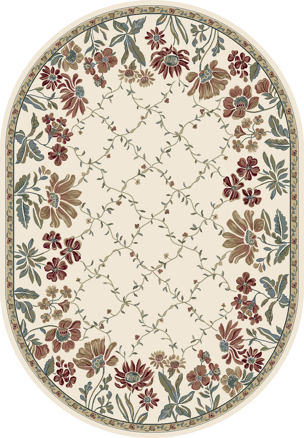 57084-6464 Dynamic Rugs Ancient Garden
