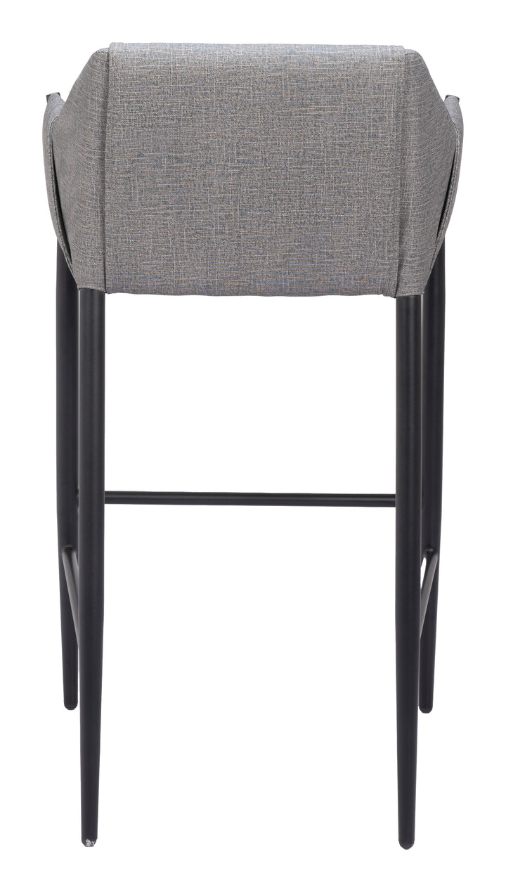 Zuo Andover Barstool Slate Gray