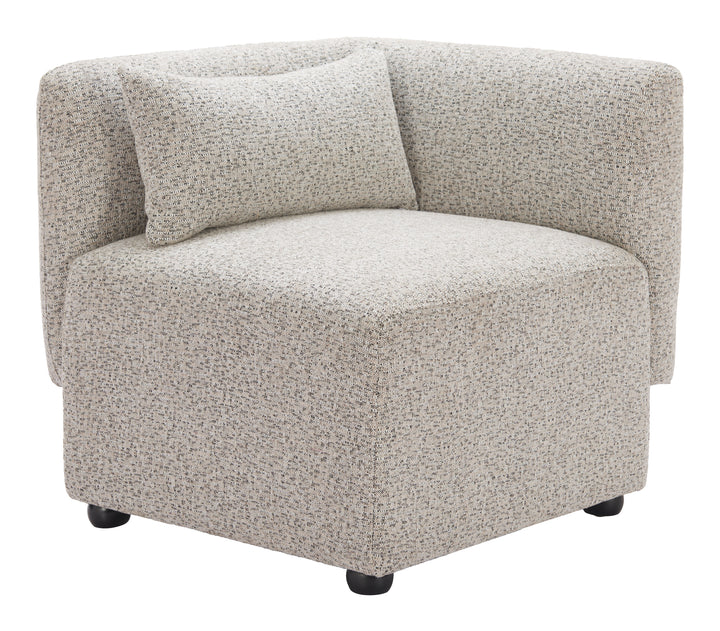 Zuo Simu Corner Chair Dune Greige