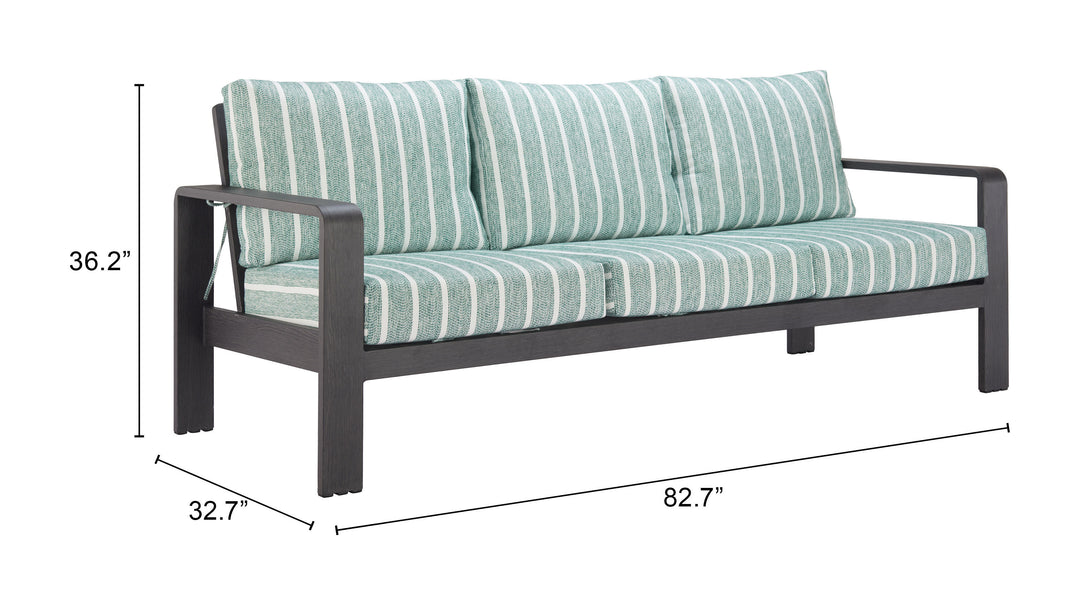 Zuo Rolig Sofa Green