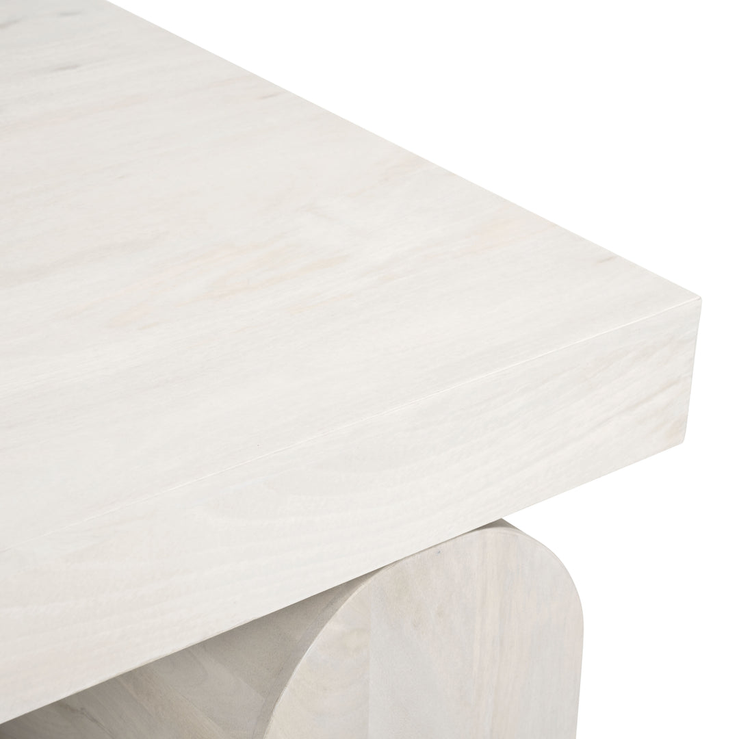 Zuo Kiel Coffee Table Whitewashed