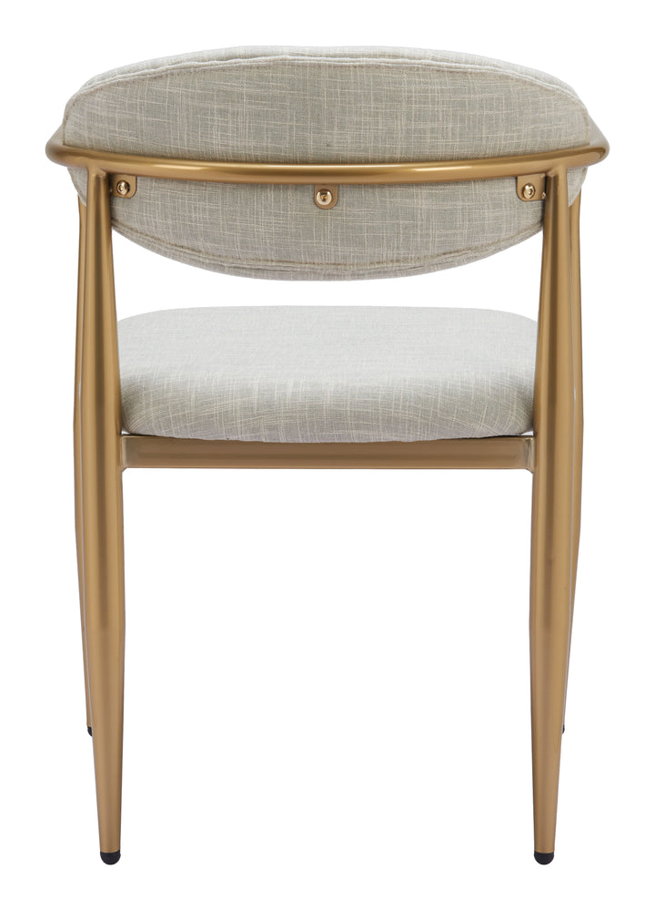 Zuo Zens Dining Chair (Set of 2) Quill Gray