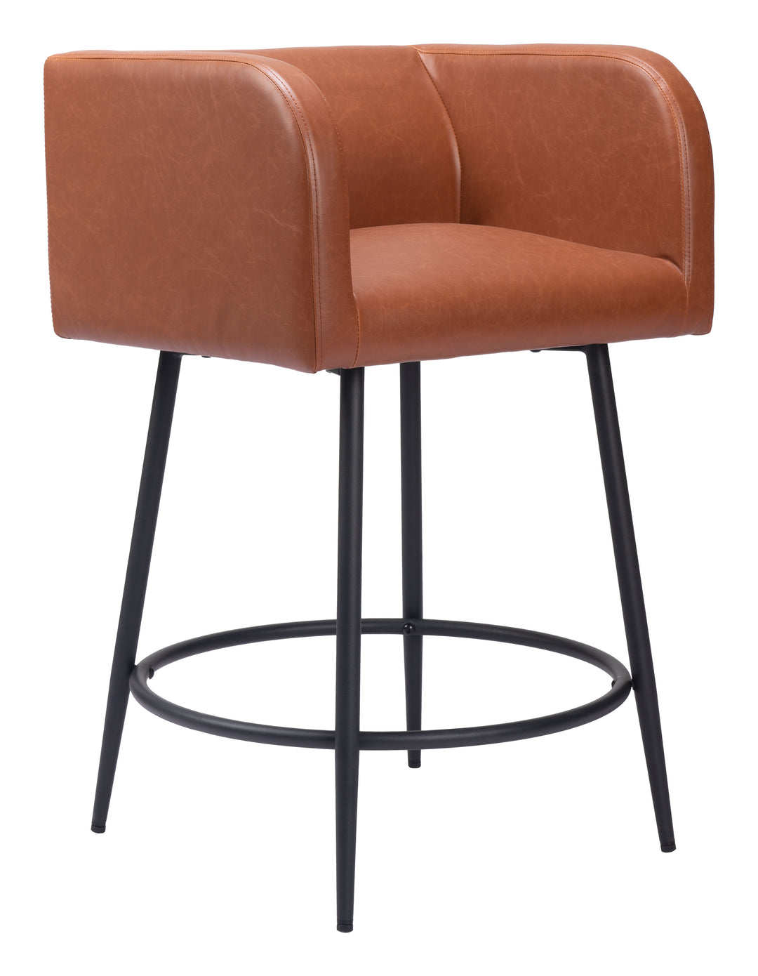Zuo Horbat Counter Stool (Set of 2) Brown