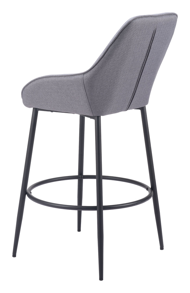 Zuo Vila Barstool (Set of 2) Gray