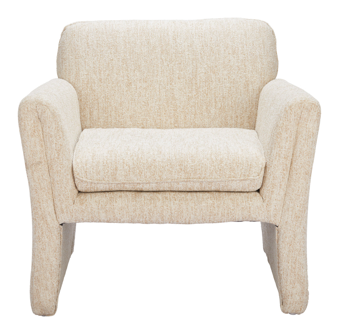 Zuo Dobra Accent Chair Oatmeal Beige