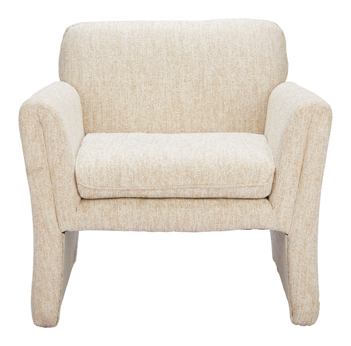 Zuo Dobra Accent Chair Oatmeal Beige