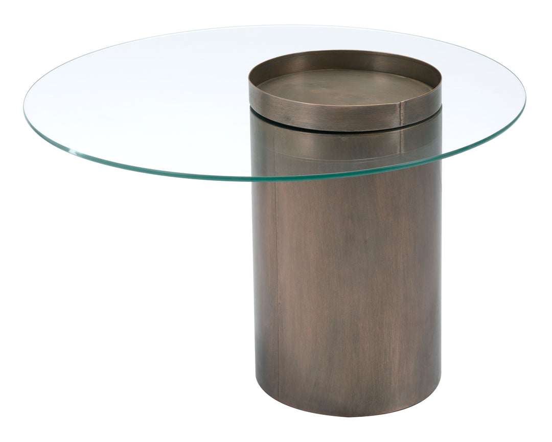 Zuo Emi Coffee Table Antique Bronze