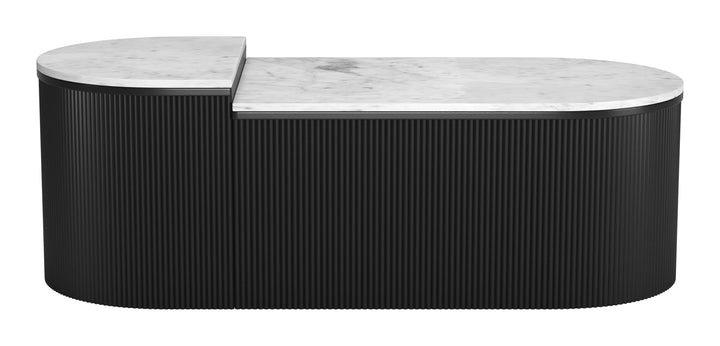 Zuo Ormara Coffee Table Set (2-Piece) White & Black