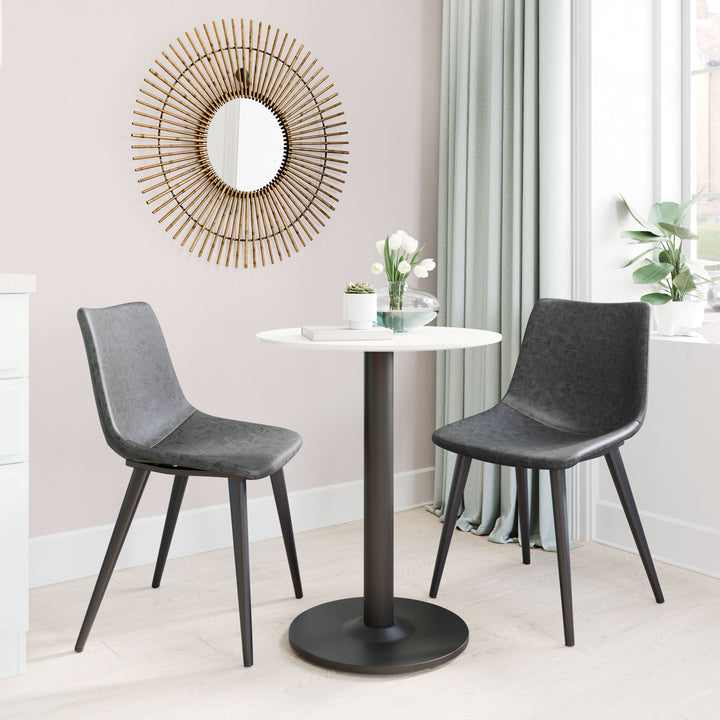 Zuo Daniel Dining Chair (Set of 2) Vintage Black
