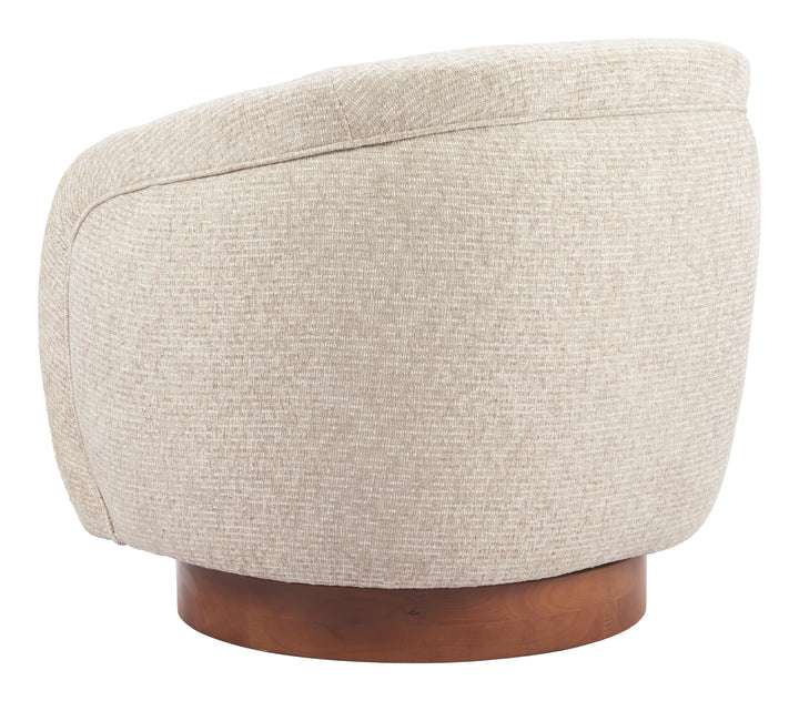 Zuo Vinta Swivel Chair Beige