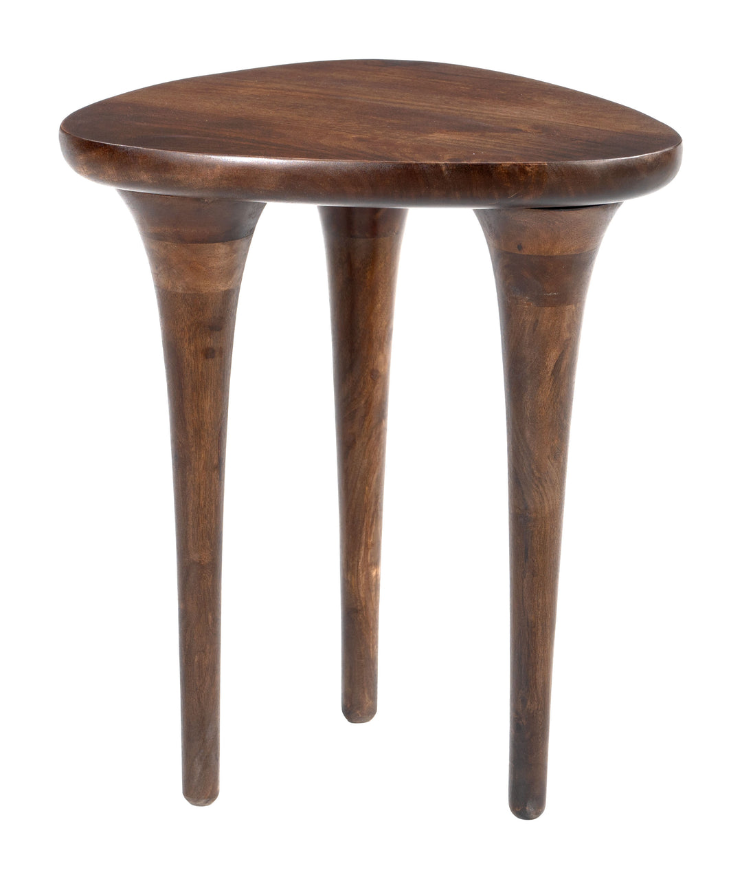 Zuo Spiker Side Table Walnut
